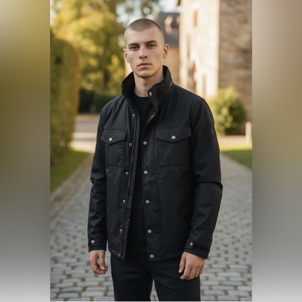 Standard Issue Grenade Fatigue Project Men’s Coat Size Small Black